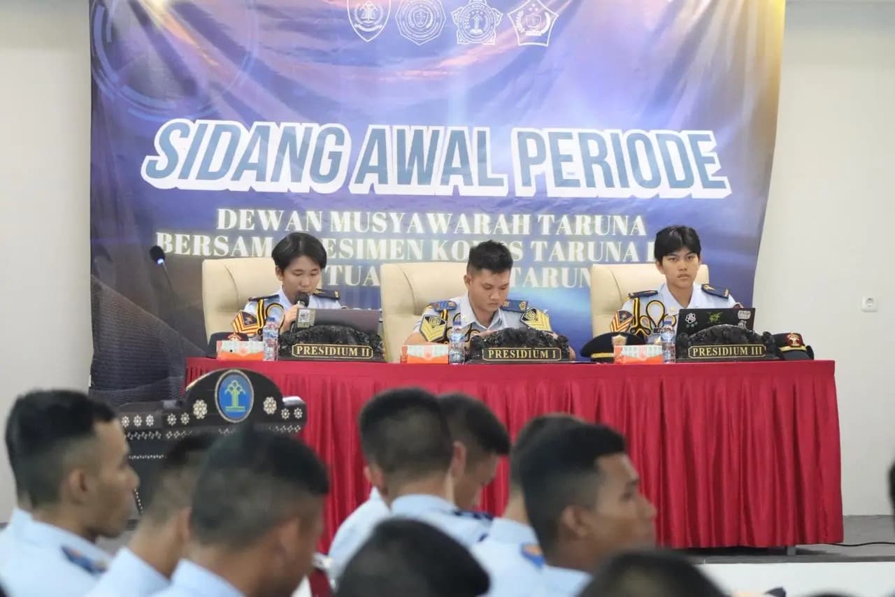 SIDANG AWAL PERIODE ORGANISASI KORPS TARUNA POLITEKNIK IMIGRASI DAN PEMASYARAKATAN
